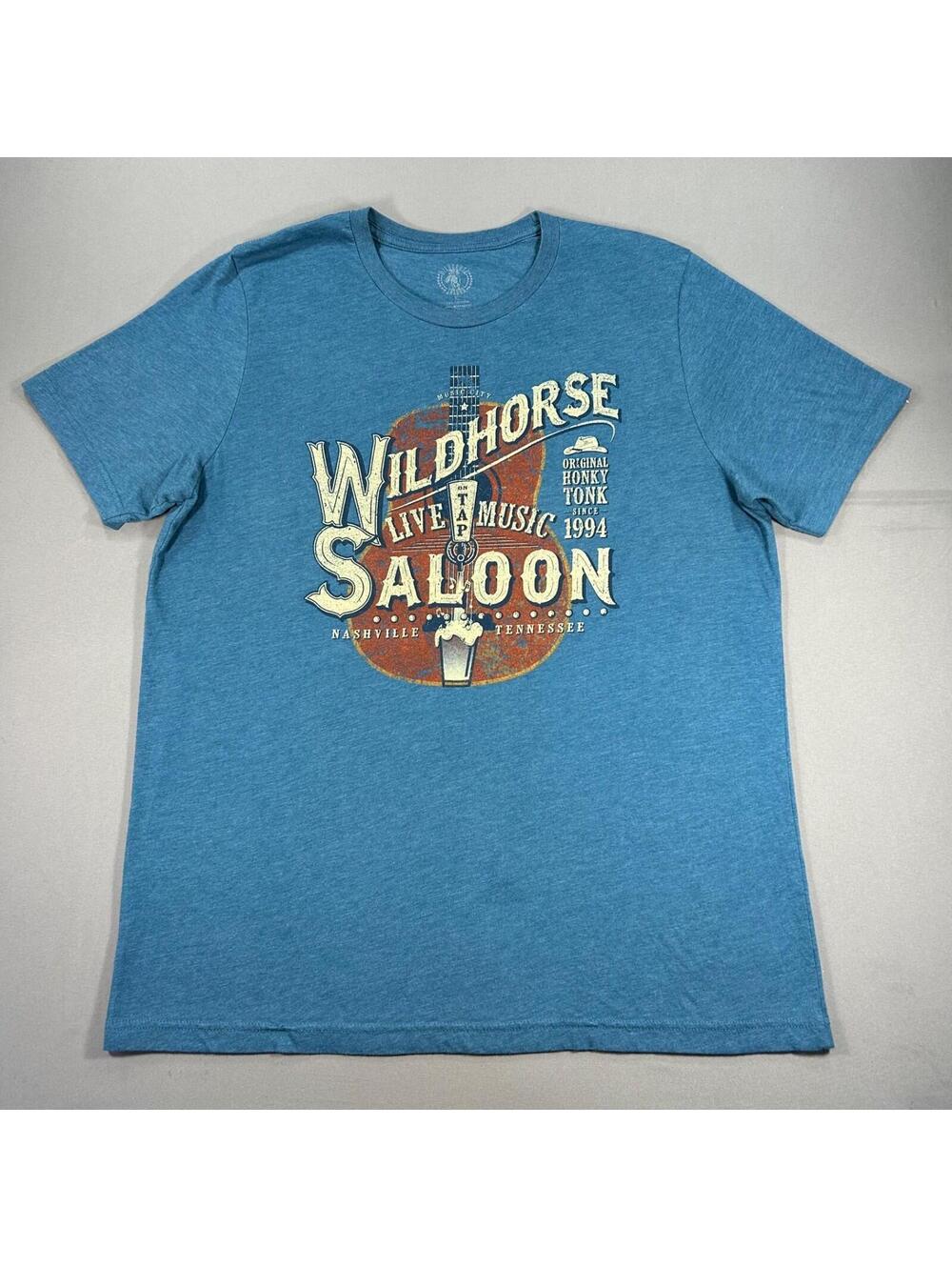 Wild Horse Saloon Shirt Mens XL Nashville Tennessee Y2k Bar Country Music Vtg